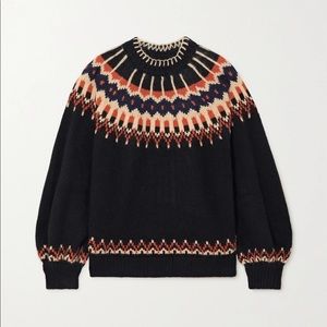 Doen Field oversized Fair Isle alpaca-blend sweater